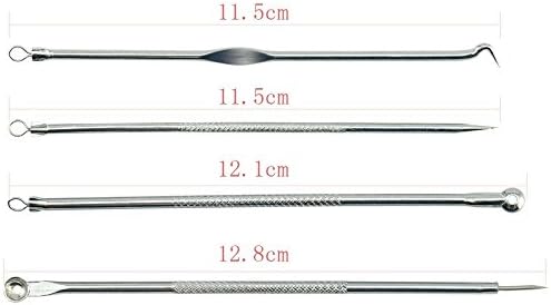 RooWill Face Care Blackhead Acne Needle Pimple Remover Tool Extractors