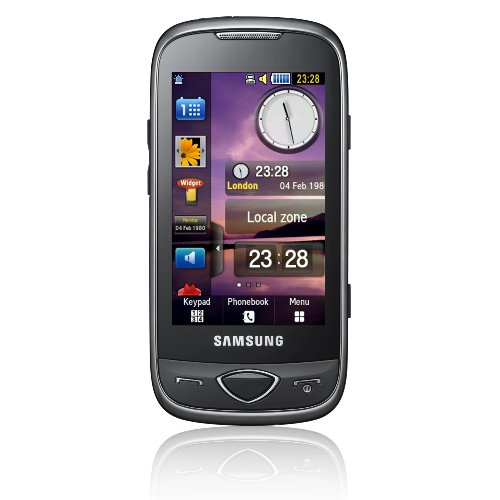 Samsung S5560 Handy (Touchscreen, 5 Megapixel Kamera, Social Networking-Dienste) schwarz