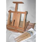 Table Top Easel with Paint Brush Set