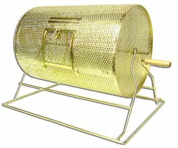 Large Brass Raffle Drum - Holds10,000 Tickets