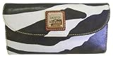Dooney & Bourke Zebra British Tan Checkbook Organizer