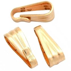 3 14K Gold Filled Pendant Large Snap Jewelry Bails New