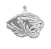 Univ Of Missouri New Tiger Head 13/16 Charm/Pendant -14K/10K, Stainless Steel or Gold Plated
