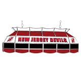 NHL New Jersey Devils Stained Glass 40-inch Lighting Fixture