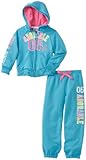 Young Hearts Girls 4-6x 2 Piece Adorable French Terry Set