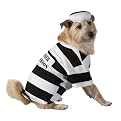 Pet Prisoner Costume - Black/ White