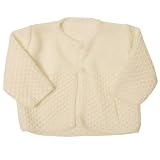 from PEQUILINO Pequilino Boys Cardigan Two Buttons (White, 6 - 12 Months) (Model 5131 (6-12mths))