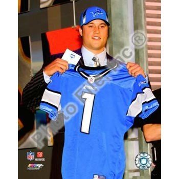 Matthew Stafford Lions NFL Draft 8x10 Photo