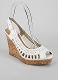 Woven Style Peep Toe Wedge