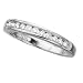 Platinum 1/4 ct. Diamond Wedding Band