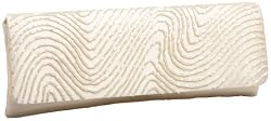 La Regale Slim Wave Bead Clutch
