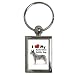 I Love My Australian Cattle Dog Key Chain