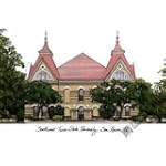 SAVE $14.05 - Southwest Texas State University Lithograph 14x10 Limited Edition Unframed Lithograph $45.95