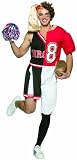 Cheerleader/Football Player Combo Costume Adult Male Standard
