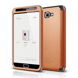 elago G4 Handmade Genuine Leather for at&t, International Galaxy Note - Bar type