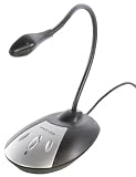 KÖNIG FLEXIBLE USB DESKTOP MICROPHONE / Compliant with: USB2.0/1.0 / Connection: 3.5mm stereo / Cable Length: 1,8 m