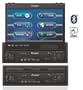 Farenheit TID-894NT Single Din A/V Source Unit Detachable Front Panel w/ Motorized 7" Flip-Up TFT-LCD Touch Screen with Built-In TV Tuner By Soundstream / Power Acoustik / Farenheit