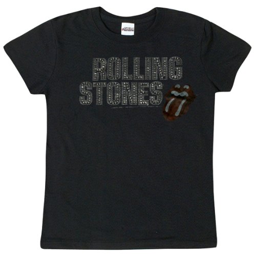Rolling Stones - Rhinestone Logo Ladies T-Shirt