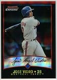 Jose Vidro Montreal Expos 2001 Bowman Chrome X-Fractors #33 Baseball Card