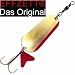 Sports : DAM Effzett Blinker Standard silber - gold 6,0g
