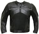RAZER MENS MOTORCYCLE LEATHER JACKET ARMOR Black XXL