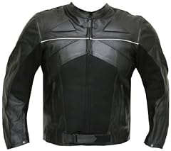 Cheap Product RAZER MENS MOTORCYCLE LEATHER JACKET ARMOR Black XL Onsale