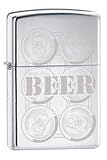 Zippo Lighter Beer Six Pack Chrome