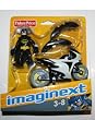 Imaginext DC Super Friends Mini Figure Batman With Batcycle