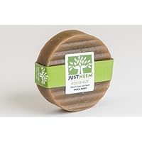 JustNeem All Natural Neem Soap 120g bar - Coconut