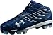 TeamExpress - UA Men's Prowler Mid Molded Baseball Cleats Royal/Silver