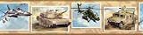 RoomMates RMK1008BCS Armed Forces Peel and Stick Wall Border