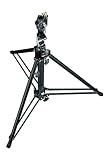 Manfrotto 070BU Black Follow Spot Stand with Leveling Leg - Special Order Only