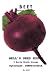 Beet: Detroit Dark Red 12x18 Giclee on canvas