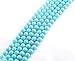 10mm light blue turquoise round beads 16