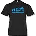 FECHTEN EVOLUTION -Herren T-Shirt in Schwarz / Blau Gr. XXL