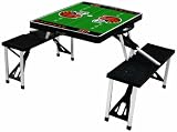 NFL Cincinnati Bengals Football Field Design Portable Folding Table/Seats, Black