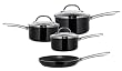 Prestige Aluminium 4-Piece Cookware Set includes 16 cm/ 18 cm/ 20 cm Saucepan and 24 cm Frypan