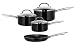 Prestige Aluminium 4-Piece Cookware Set includes 16 cm/ 18 cm/ 20 cm Saucepan and 24 cm Frypan