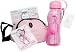 Lifeline Breast Cancer Awareness Waist Pack And Pedometer With 18 Oz Water Bottle And Key Chain Combo (Pink)