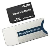 Generic 4GB Memory Stick Pro Duo Card For PSP Cameras, Mobiles