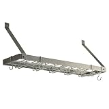 Rogar Estate Wall-Mounting Wine Rack - Hammered Steel/ Chrome