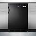 Summit FF7LBLBI 24" Built In Undercounter Refrigerator in Black with F Summit FF7LBLBI 24" Built In Undercounter Refrigerator in Black with F