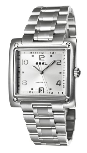 Ebel 1911 La Carree Men’s Stainless Steel Automatic Watch 9120I40-16567