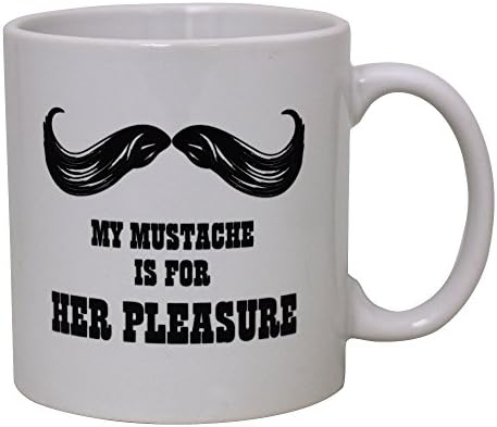 My Mustache is for Her Pleasure Giant 22oz Coffee Mug