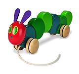 World of Eric Carle, The Very Hungry Caterpillar Wood Pull Toy by Kids Preferred [並行輸入品]