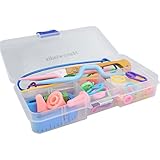 Marrywindix Basic Sewing Knitting & Crochet Tools Accessories Supplies with Case Knit Kit Lots in Random Color