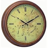 Antique Weather Clock (Copper Finish) (24 Diameter)