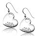 Field Hockey Sport Heart Earrings