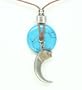 Earth Reflections Diamond Cut Pendant Necklace - Bear Head Claw