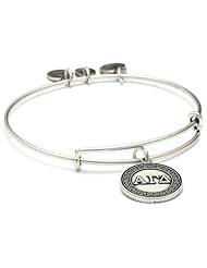 Alex and Ani "Sorority" Alpha Gamma Delta Expandable Wire Bangle Bracelet
